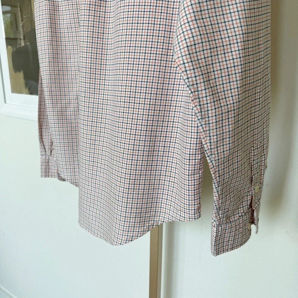 Ralph Lauren Boy’s XL Checkered Button-Up Dress Shirt Multicolor 100% Cotton